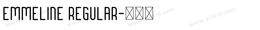 Emmeline Regular字体转换